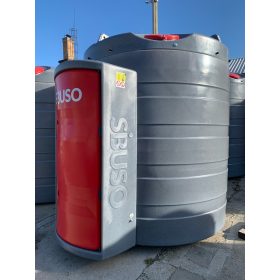   SIBUSO NVC 5000 ltr-es műanyag dupla falú gázolajkút, felső töltés, 230V-os 80 l/perces szivattyúval,FMT digitális mérőórával, 30 mikronos víz- és szennyleválasztó szűrőkészlettel