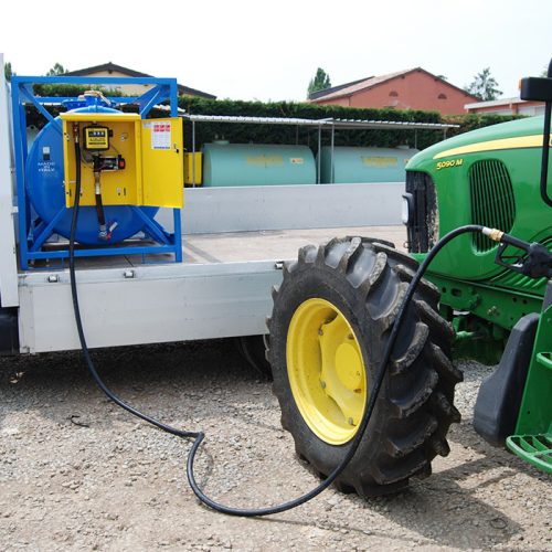 TRASPO 910 gázolajtartály 12V 85l/perc szivattyú, mechanikus mérőóra, 30 mikronos nagy kapacitású  szűrőkészlet , 8 m tömlő 25 mm átmérő, automata pisztoly, A80