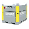 EMILCUBE 3000 lit.acél go tartály ADR minősítéssel,12V-24V, 35-70 l/p.szivattyú, 8m tömlő, K24, aut.pisztoly,10 µ szűrő