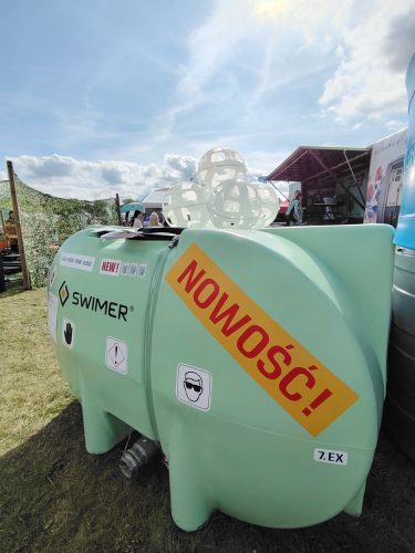 SWIMER AGRO-MOBI szállítható víz- és nitrosoltartály 6000 literes 2"