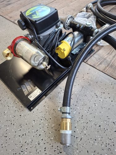 WALLMEC MECLUBE gázolaj kimérő szett 12 V 85 l/perc mechanikus óra + 8 m tömlő + automata pisztoly+ szűrőkészlet