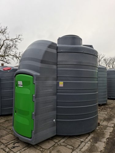 ÚJ Duplafalú DUO 7500/2000 literes műanyag gázolajtartály