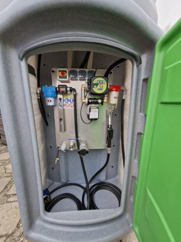 ÚJ Duplafalú DUO 7500/2000 literes műanyag gázolajtartály