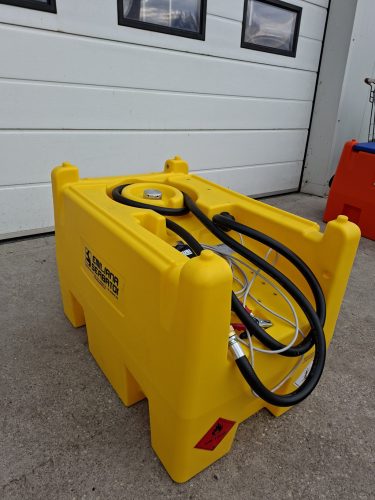 CARRYTANK 220 literes GÁZOLAJ tartály,12V, 15 l/perc merülőszivattyú, szintjelző, 4m tömlő, automata pisztoly, fedél nélkül