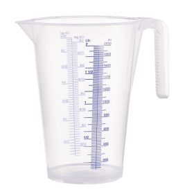   Mérőpohár-polipropilén-2 liter,  átlátszó, skálabeosztással