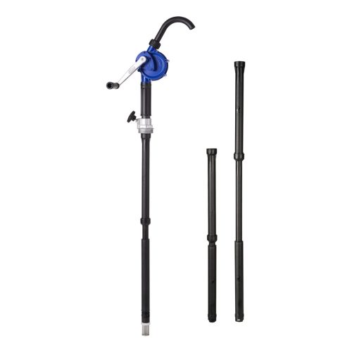 Tekerős hordó pumpa, 18 l/p, szivócső 980mm, új kivitel, olajhoz SAE 90-ig, gázolajhoz, petróleumhoz