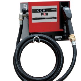   PIUSI CUBE 56 12V kiadagoló készlet, 6 m elektromos vezeték, 4 m nyomótömlő, automata pisztoly, szivóoldali csatlakozók, csak szívótömlő kell hozzá.