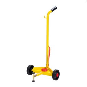   2 kerekes szállítókocsi 20-60 kg-os hordóhoz. Kerékátmérő: 150 mm