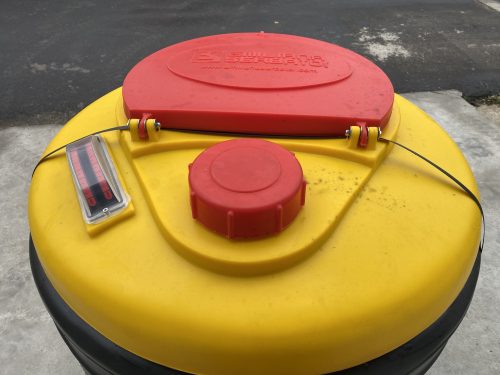 Használt ásványiolaj-tároló tartály, 500 liter QOIL500