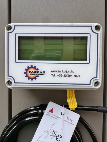 FTS szintjelző, digitális kijelzővel gázolajra