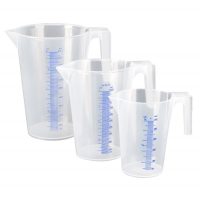 Mérőpoharak, kannák